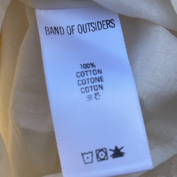 Band Of Outsiders Eyelet Sleevelss Dress Size Large - Picture 8 of 9